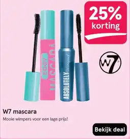 Etos W7 mascara aanbieding