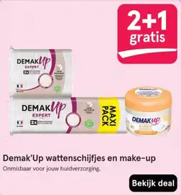 Etos Demak'up wattenschijfjes en make-up aanbieding