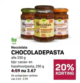 Ekoplaza Nocciolata chocoladepasta aanbieding