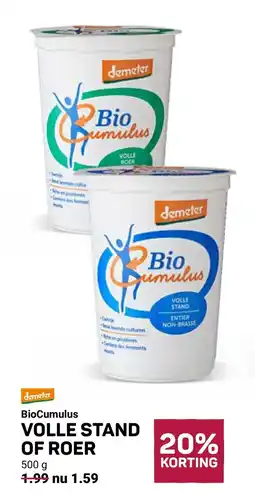 Ekoplaza Biocumulus volle stand of roer aanbieding