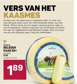 Ekoplaza Ekoplaza belegen kaas 50+ aanbieding