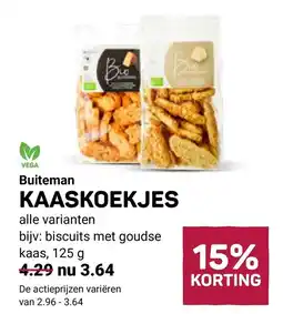 Ekoplaza Buiteman kaaskoekjes aanbieding