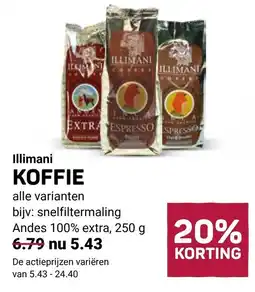 Ekoplaza Illimani koffie aanbieding