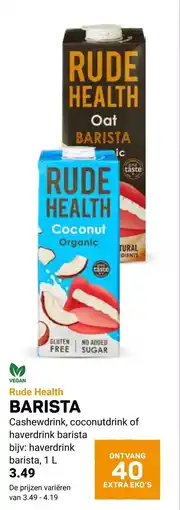 Ekoplaza Rude health barista aanbieding