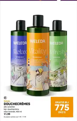 Ekoplaza Weleda douchecrèmes aanbieding