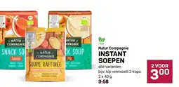 Ekoplaza Natur compagnie instant soepen aanbieding