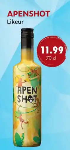 uw topSlijter Apenshot aanbieding