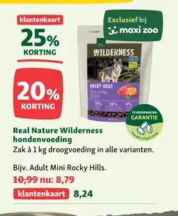 Maxi Zoo Real Nature Wilderness aanbieding