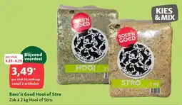Maxi Zoo Boer'n Goed Hooi of Stro aanbieding
