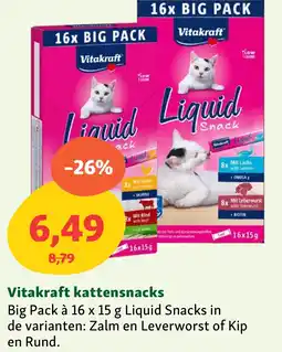 Maxi Zoo Vitakraft kattensnacks aanbieding