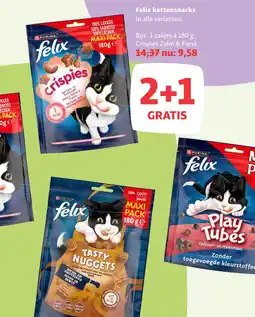 Maxi Zoo Felix kattensnacks aanbieding
