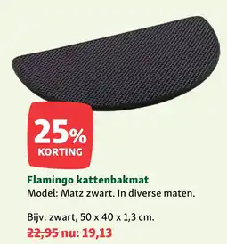 Maxi Zoo Flamingo kattenbakmat aanbieding