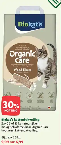 Maxi Zoo Biokat's kattenbakvulling aanbieding