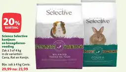 Maxi Zoo Selective konijnen- en knaagdieren- voeding aanbieding