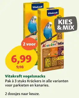 Maxi Zoo Vitakraft vogelsnacks aanbieding