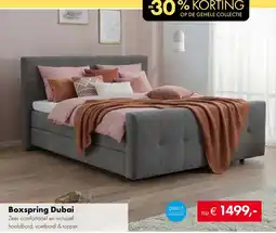 Woonsquare Boxspring Dubai aanbieding