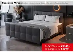 Woonsquare Boxspring Mirage aanbieding