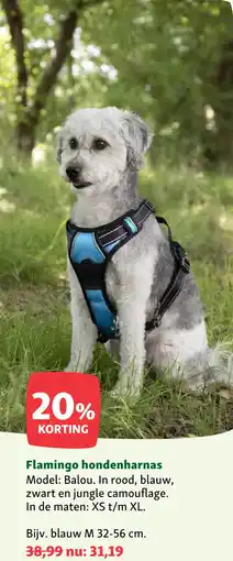Maxi Zoo Flamingo hondenharnas aanbieding
