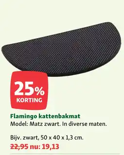 Maxi Zoo Flamingo kattenbakmat aanbieding