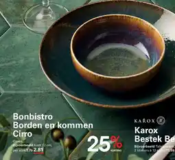 Sligro Bonbistro Borden en kommen Cirro aanbieding
