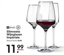 Sligro Slimresto Wijnglazen Impériale aanbieding