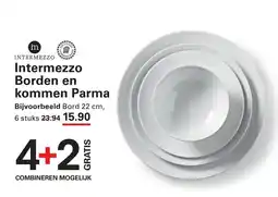 Sligro Intermezzo Borden en kommen Parma aanbieding