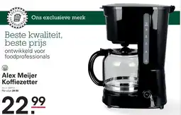 Sligro Alex Meijer Koffiezetter aanbieding