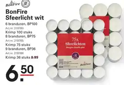 Sligro BonFire Sfeerlicht wit aanbieding