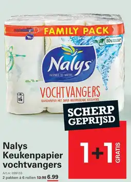 Sligro Nalys keukenpapier vochtvangers aanbieding