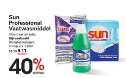 Sligro Sun Professional Vaatwasmiddel aanbieding