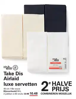 Sligro Take Dis Airlaid luxe servetten aanbieding