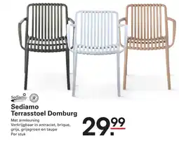 Sligro Sediamo Terrasstoel Domburg aanbieding