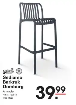 Sligro Sediamo Barkruk Domburg aanbieding