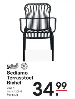 Sligro Sediamo Terrasstoel Richel aanbieding