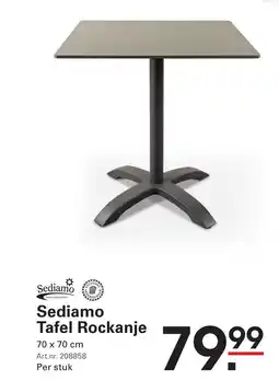 Sligro Sediamo Tafel Rockanje aanbieding