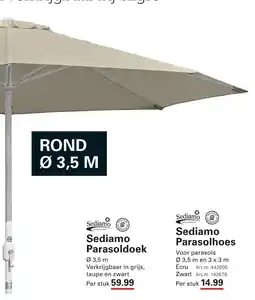 Sligro Sediamo Parasolhoes aanbieding