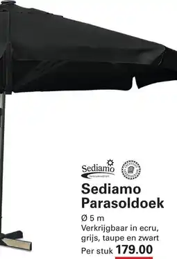 Sligro Sediamo Parasoldoek aanbieding