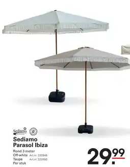 Sligro Sediamo Parasol Ibiza aanbieding