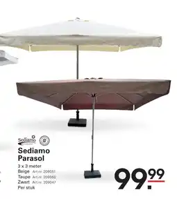 Sligro Sediamo Parasol aanbieding
