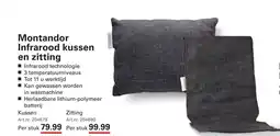 Sligro Montandor Infrarood kussen en zitting aanbieding