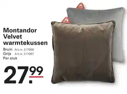 Sligro Montandor Velvet warmtekussen aanbieding