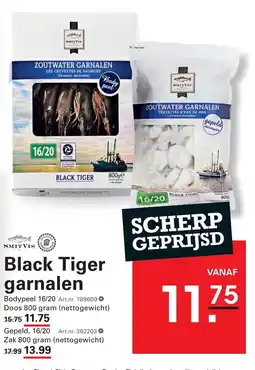 Sligro Black Tiger garnalen Bodypeel 16/20 aanbieding