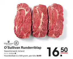 Sligro O'Sullivan Runderriblap aanbieding