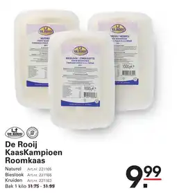 Sligro De rooij kaaskampioen roomkaas aanbieding