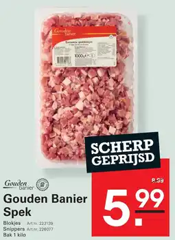 Sligro Gouden Banier Spek Blokjes aanbieding