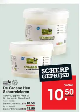 Sligro De Groene Hen Scharreleieren aanbieding