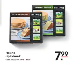 Sligro Hekos Spekkoek aanbieding