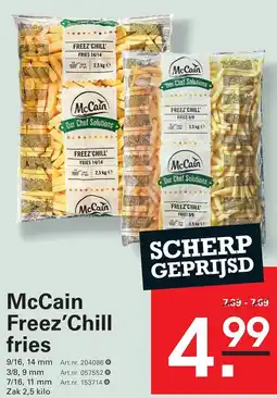 Sligro McCain McCain Freez'Chill fries aanbieding