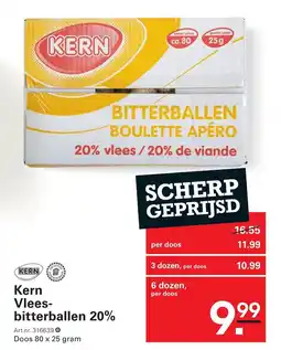 Sligro Kern vlees- bitterballen 20% aanbieding