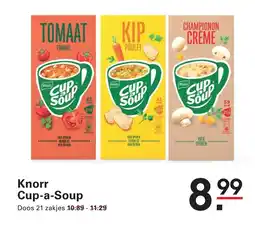 Sligro Knorr Cup-a-Soup aanbieding